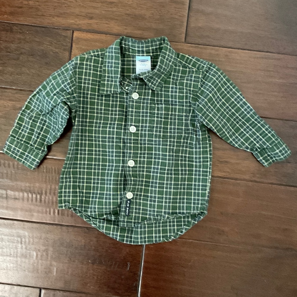 Old Navy Button Down Shirt 12 mos.